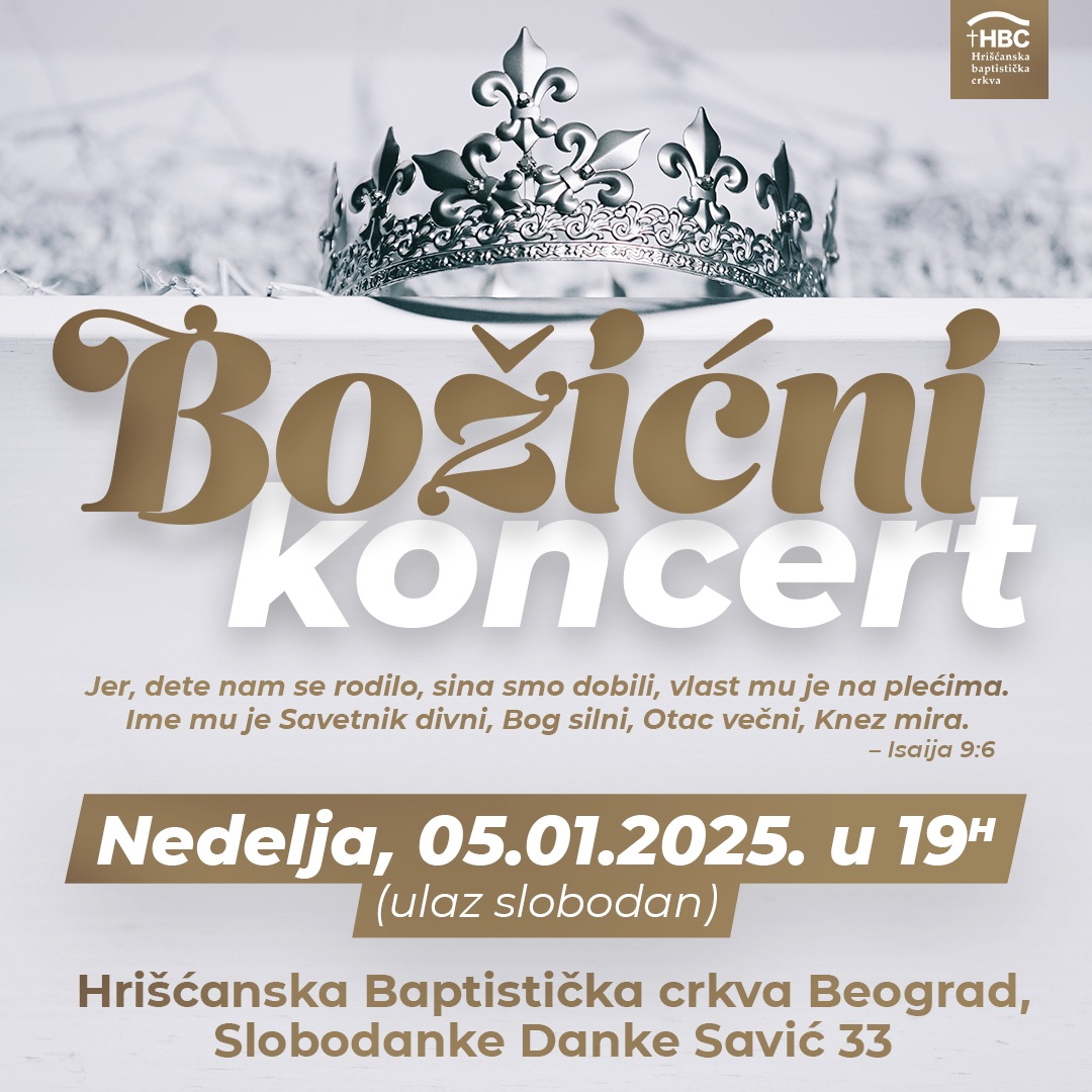 Tradicionalni božićni koncert hrišćanske muzike